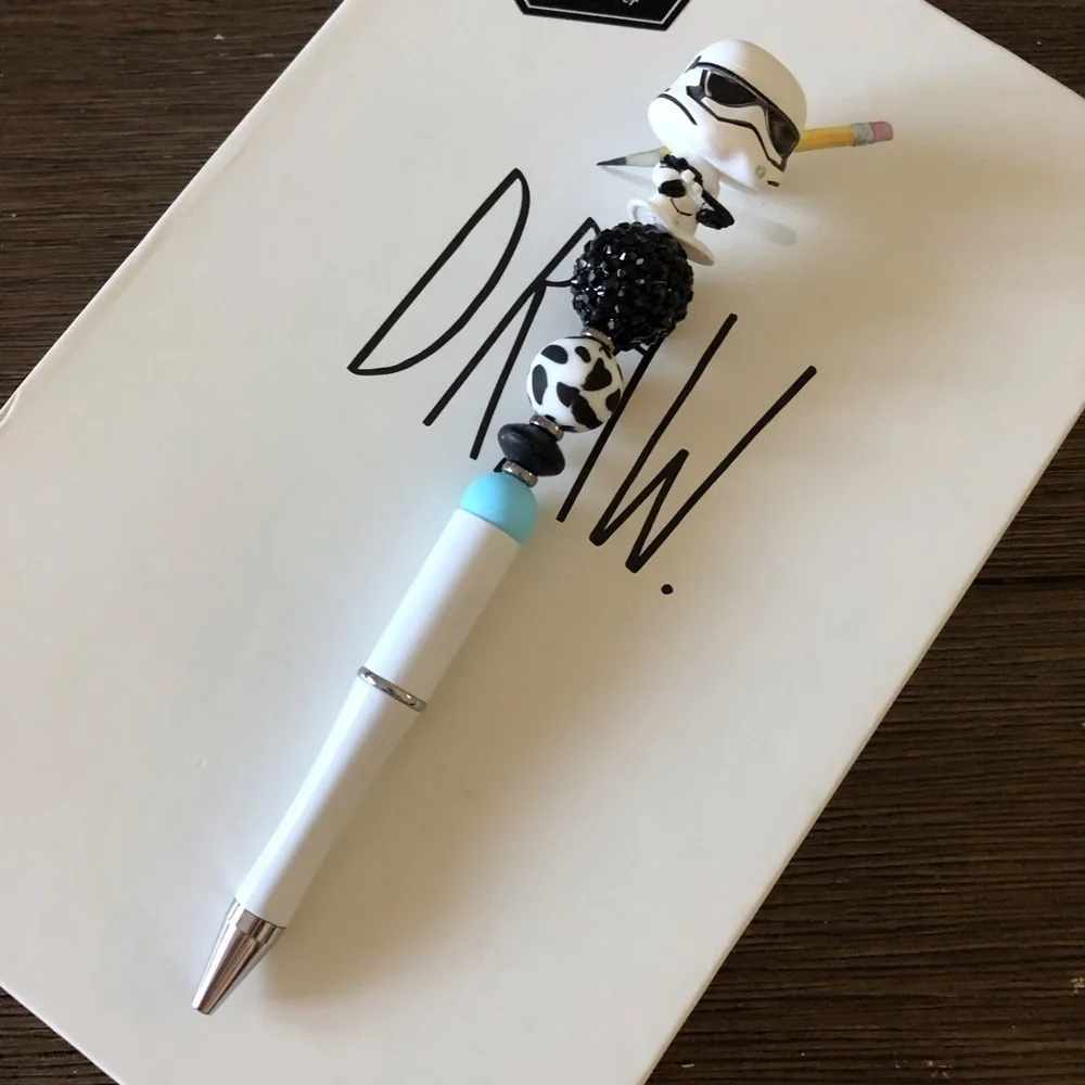Disney Doorables: Star Wars: Storm Trooper handmade beaded pen